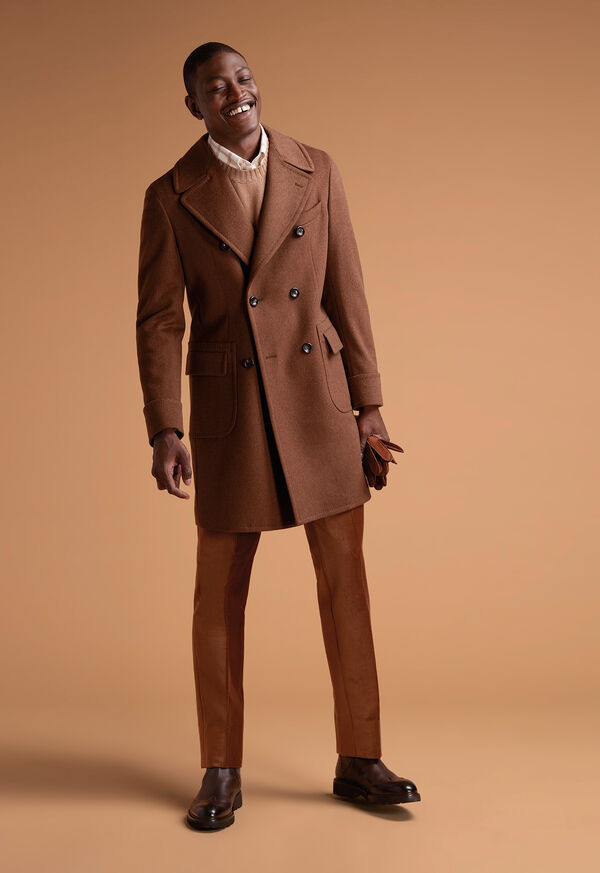 Paul Stuart Vicuna Double Breasted Coat with Gauntlet, image 2