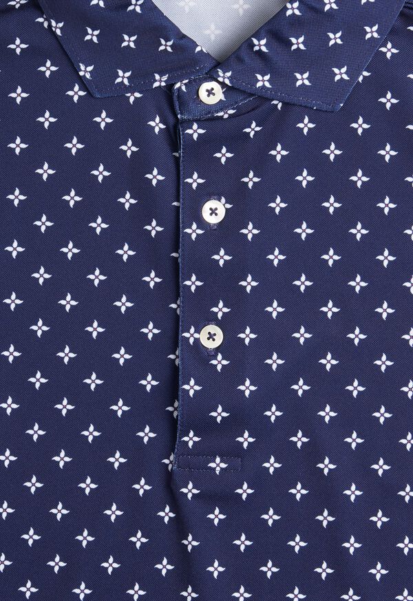 Paul Stuart Printed Pique Performance Polo, image 2