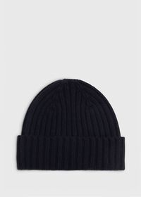 Paul Stuart Cashmere Ribbed Winter Hat, thumbnail 1