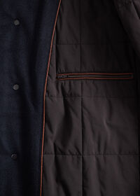 Paul Stuart Cashmere Coat with Faux Fur Collar, thumbnail 4