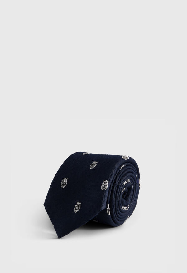 Paul Stuart Wool & Silk Crest Tie, image 1