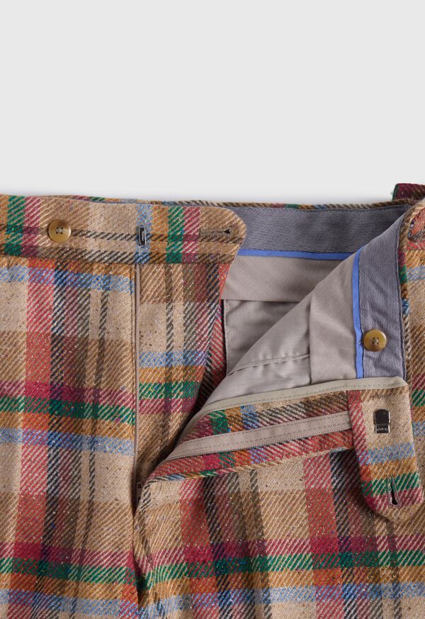 Paul Stuart Linen Plaid Bermuda Short, image 2