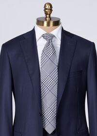 Paul Stuart Silk Jacquard Plaid Tie, thumbnail 2