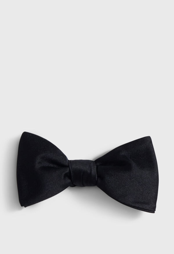 Paul Stuart Banded Satin Bowtie, image 1