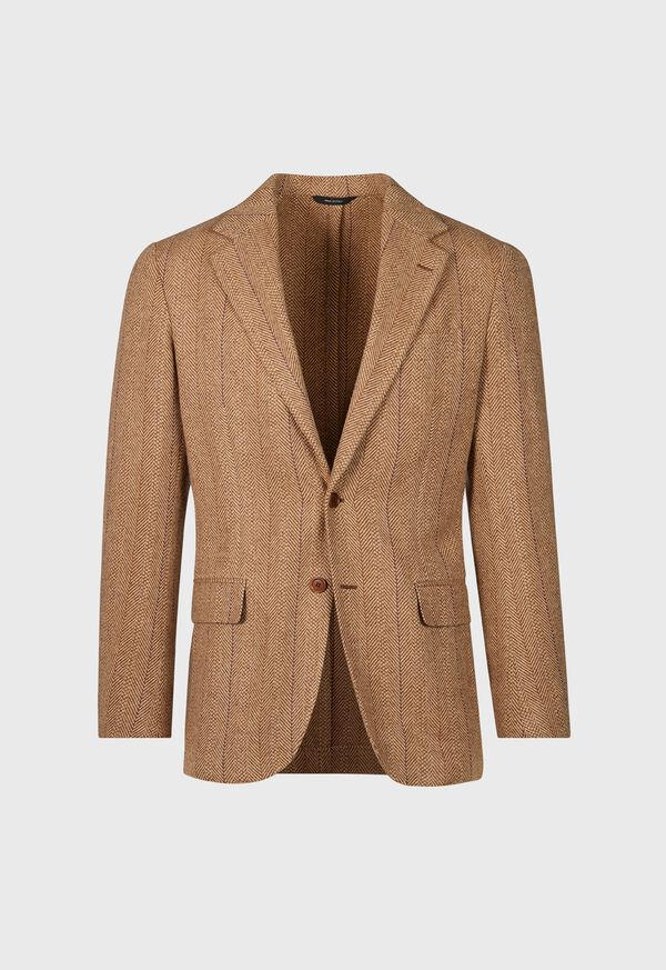 Paul Stuart Wool Deco Herringbone Jacket, image 1