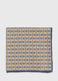 Paul Stuart Vintage Deco Print Pocket Square, thumbnail 2
