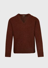 Paul Stuart Shetland Wool V-Neck Sweater, thumbnail 1