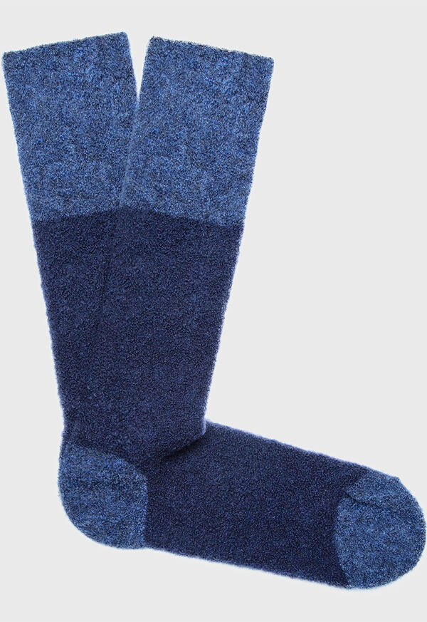Paul Stuart Wool Blend Boucle Sock, image 2