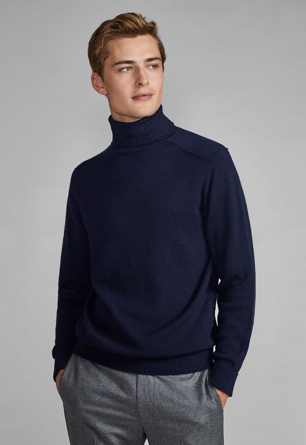 Paul Stuart Classic Cashmere Double Ply Turtleneck Sweater, image 13