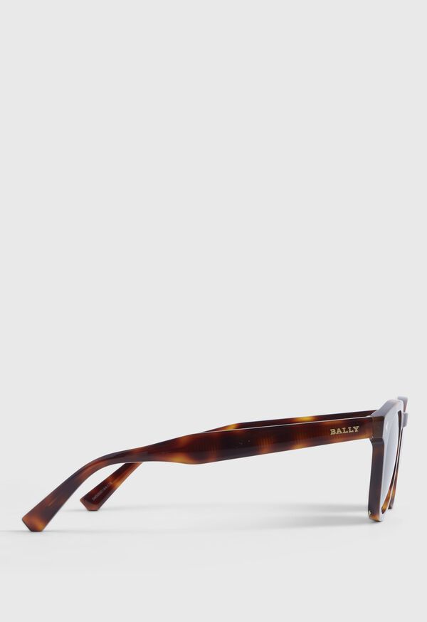 Paul Stuart BALLY Shiny Classic Havana Sunglasses with Green Lens, image 3