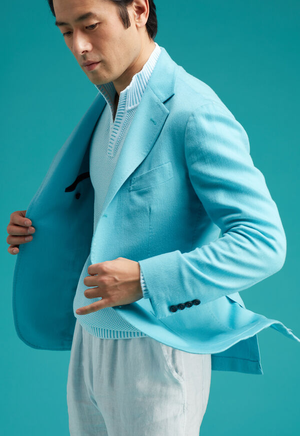 Paul Stuart Light Blue Cashmere Soft Jacket, image 3