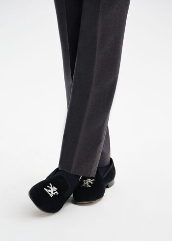 Paul Stuart Travis Velvet Lion Slip-on