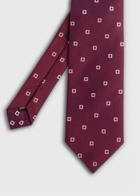 Paul Stuart Silk Jacquard Spaced Diamond Tie, thumbnail 1