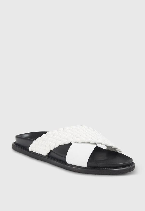 Paul Stuart Palau Woven Leather Slide, image 3