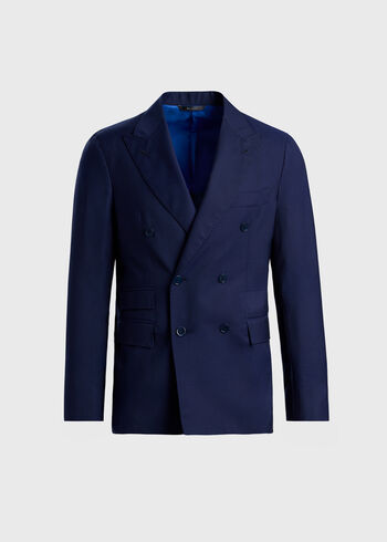 Paul Stuart Super 130s Wool Double Breasted Suit