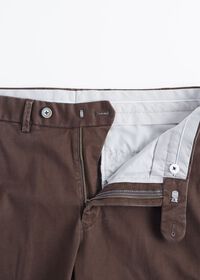 Paul Stuart Satin Cotton Stretch Trouser, thumbnail 2