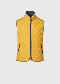 Paul Stuart Quilted Wool Flannel Vest, thumbnail 1