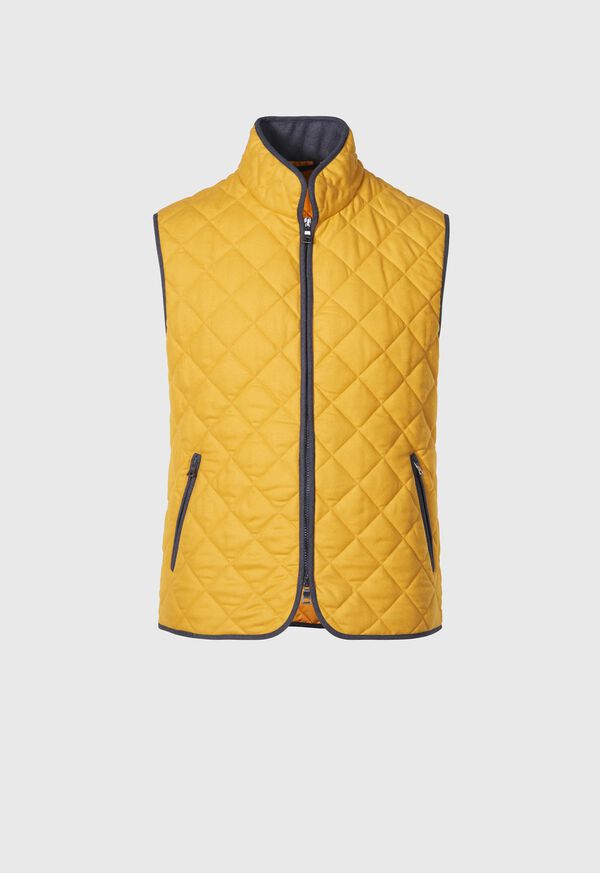 Paul Stuart Quilted Wool Flannel Vest, image 1