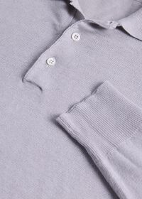 Paul Stuart Linen & Cotton Long Sleeve Polo, thumbnail 2