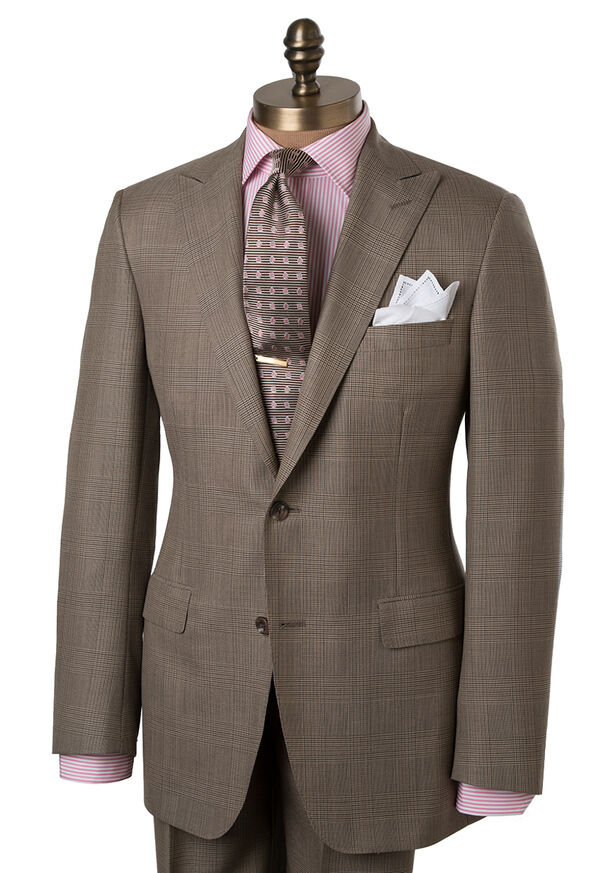 Paul Stuart Glen Plaid Wool Blend Suit, image 1
