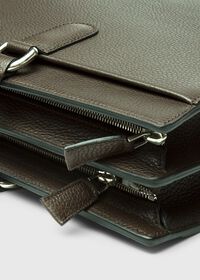 Paul Stuart Zipped Top Handle Briefcase, thumbnail 5