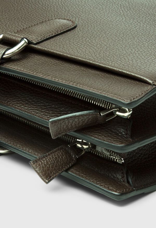 Paul Stuart Zipped Top Handle Briefcase, image 3