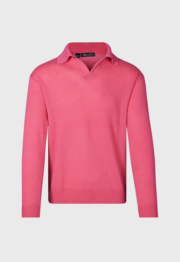 Paul Stuart Cashmere One Button Polo, image 1