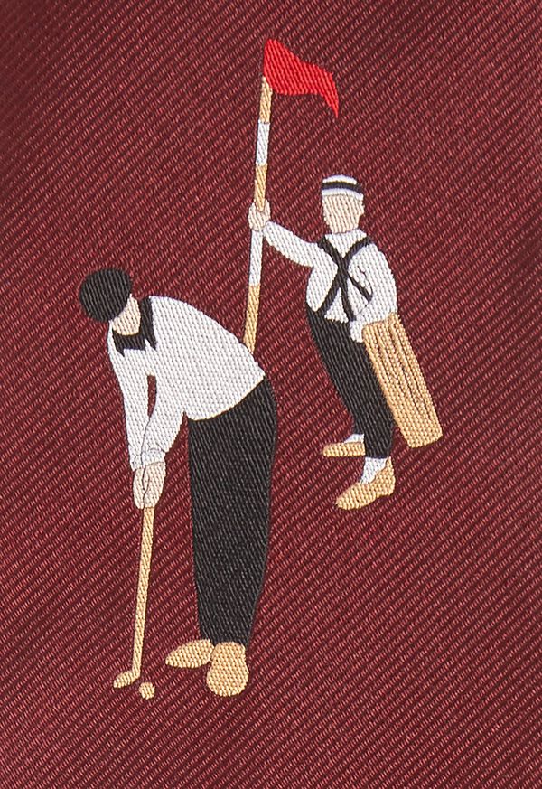 Paul Stuart Golf Silk Tie, image 3