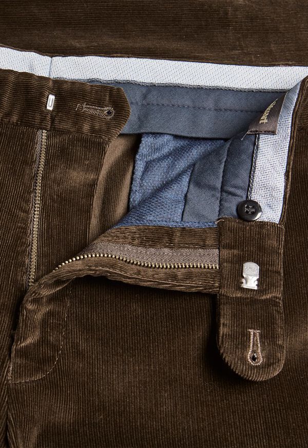 Paul Stuart Supima Pin Cord Cotton Stretch Trouser, image 2