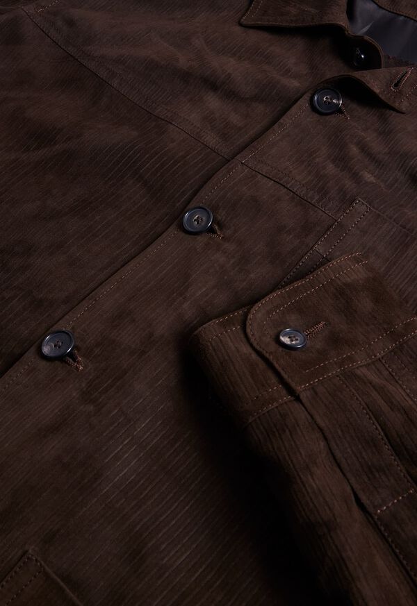 Paul Stuart Leather Shirt Jacket, image 2