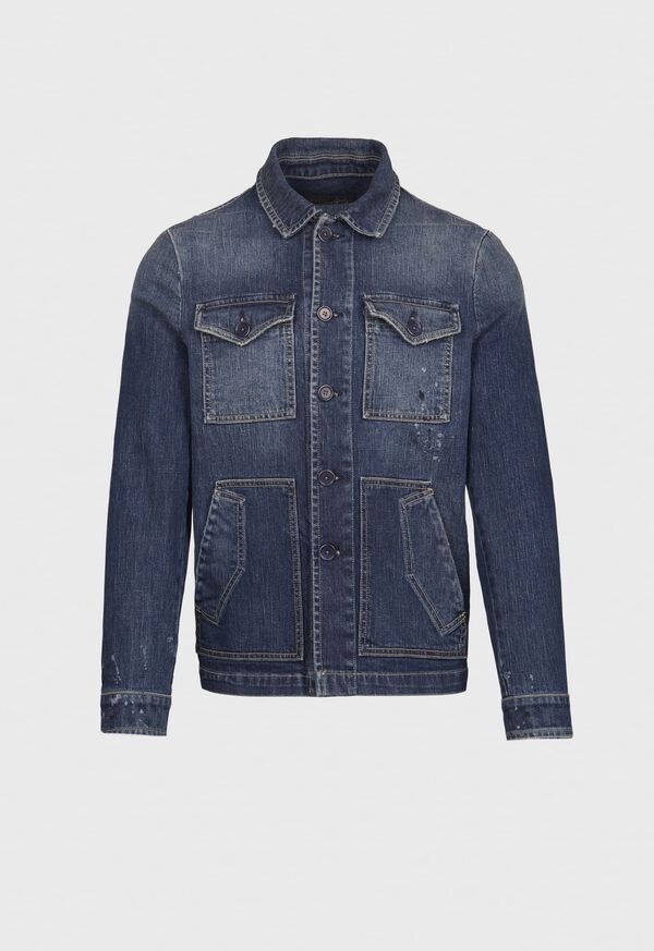 Paul Stuart Denim Jacket, image 1