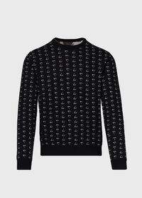 Paul Stuart Cashmere Deco Pattern Sweater, thumbnail 1