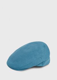 Paul Stuart Irish Linen Solid Flat Cap, thumbnail 1