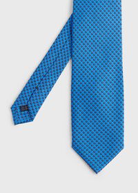 Paul Stuart Printed Silk Micro Diamond Tie, thumbnail 1