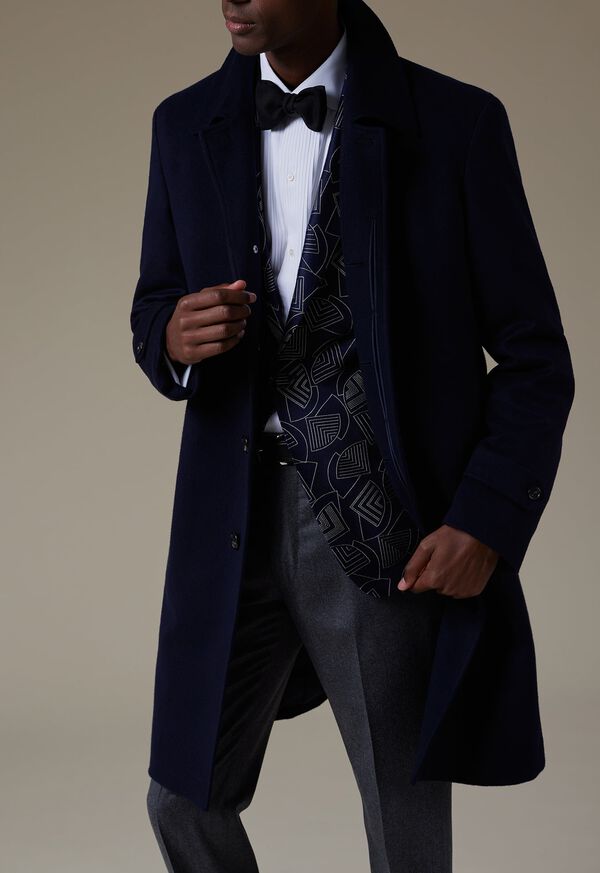 Paul Stuart Super 180s Wool Raincoat, image 3