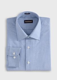 Paul Stuart Brushed Cotton Houndstooth Sport Shirt, thumbnail 1