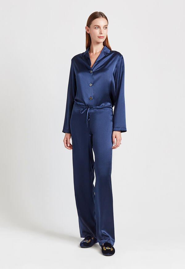 Paul Stuart Silk Charmeuse Pajamas, image 3