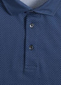 Paul Stuart Cotton Dot Print Polo, thumbnail 2