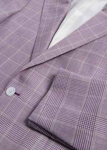 Paul Stuart Cashmere Plaid Jacket