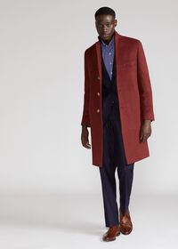Paul Stuart Single Breasted Overcoat, thumbnail 1