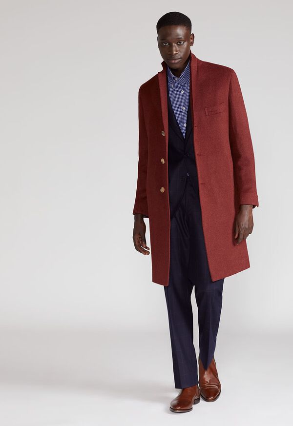 Paul Stuart Single Breasted Overcoat, image 1