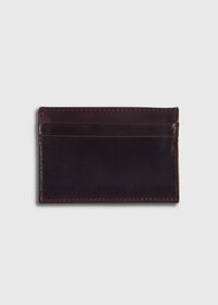 Paul Stuart Cordovan Flat Card Case, thumbnail 2