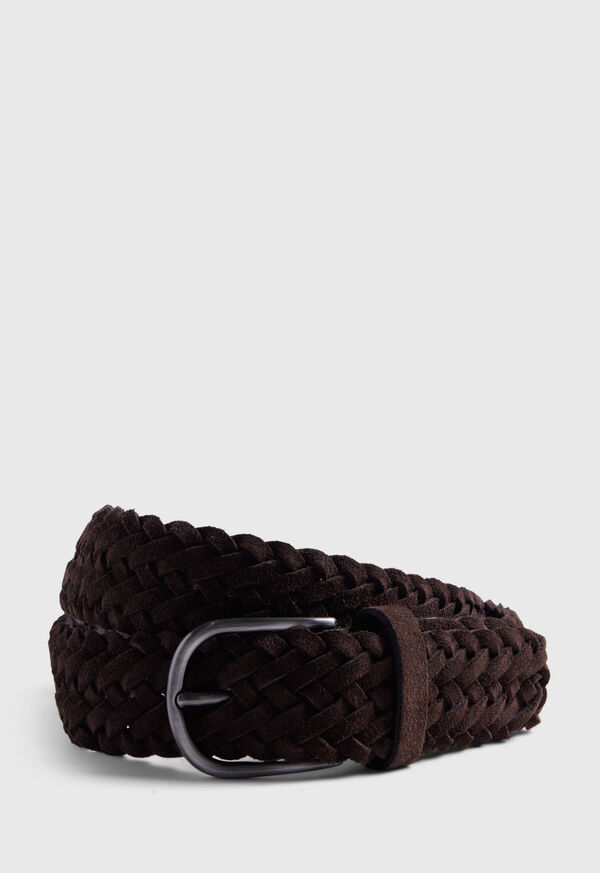 Paul Stuart Woven Suede Belt, image 1