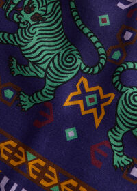 Paul Stuart Wool & Silk Exotic Print Scarf, thumbnail 3
