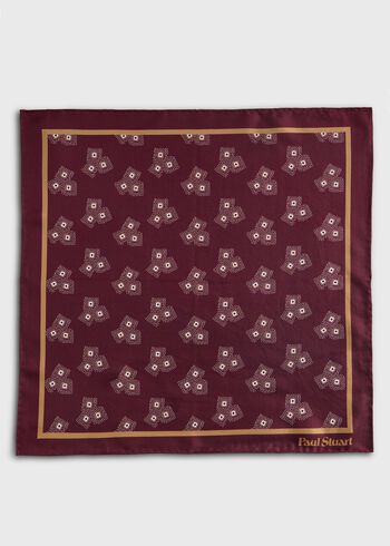 Paul Stuart Geometric Dot Pocket Square