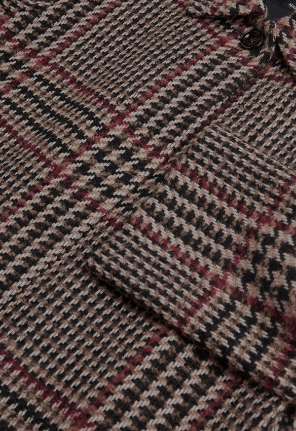 Paul Stuart Glen Plaid Tweed Cashmere Blend Coat, image 3