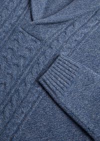 Paul Stuart Shawl Collar Center Cable Sweater, thumbnail 3