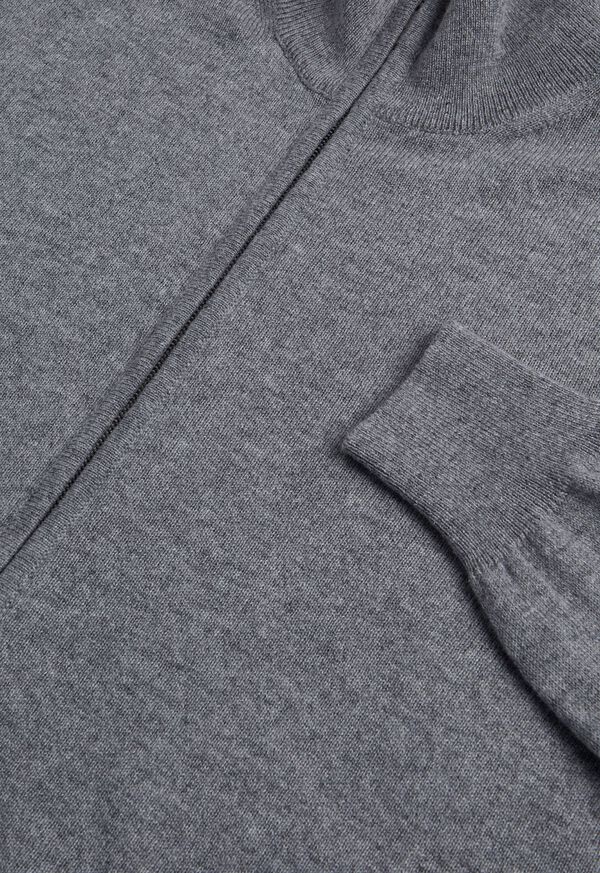 Paul Stuart Lightweight Cashmere Full Zip Cardigan, image 2