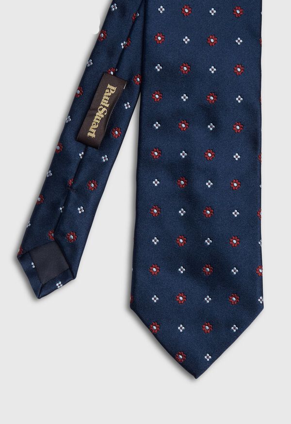 Paul Stuart Micro Floral Satin Tie, image 1