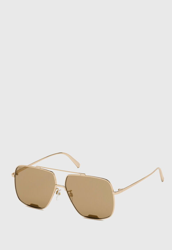 Paul Stuart Bally's Rose Gold Metal Sunglasses, image 1